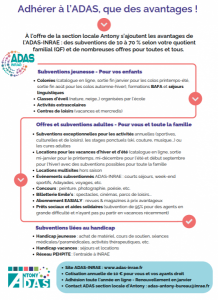 ADAS Avantages Adhésion